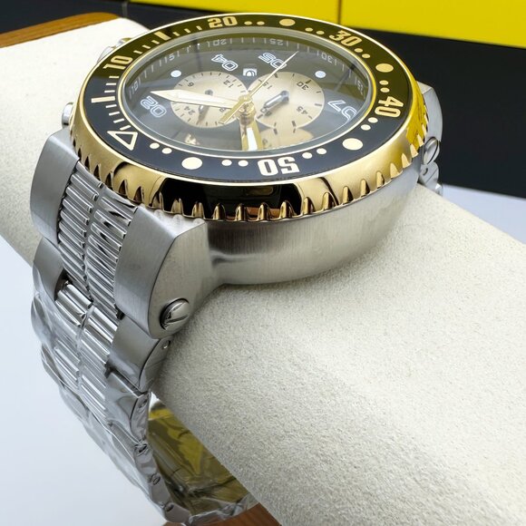 NEW Invicta Pro Diver Men's Watch 52MM Black Dial Chronograph Stainless Steel - Picture 3 of 9